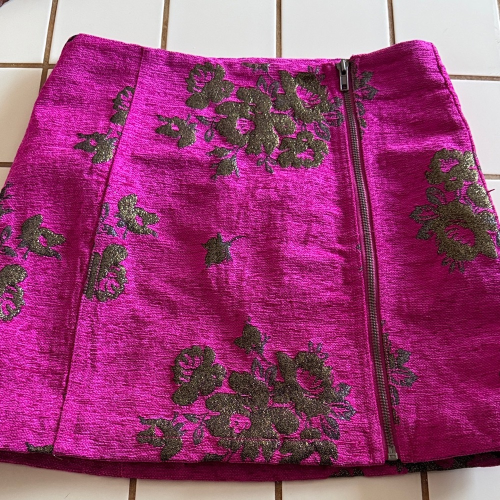 Free people floral Pink Skirt